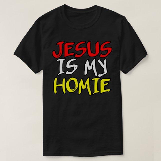 Camiseta Jesús es mi homólogo 3 (Diseño del anverso)