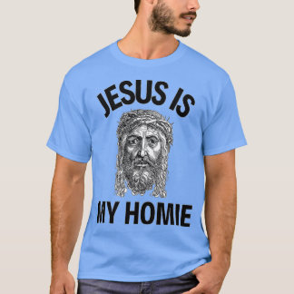 Camiseta Jesús Es Mi Homosexualidad Jesús Es Mi Homeboy Gra