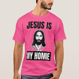 Camiseta Jesús Es Mi Homosexualidad Jesús Es Mi Homeboy Gra
