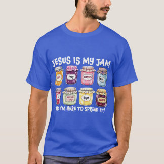 Camiseta Jesús es mi jam vintage