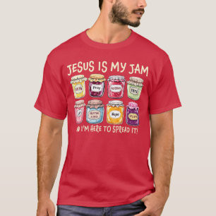Camiseta Jesús es mi jam y estoy aquí para difundir la bibl