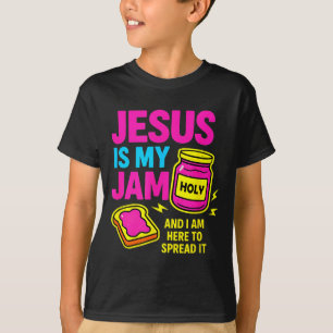 Camiseta Jesús es mi jam y estoy aquí para difundir versícu