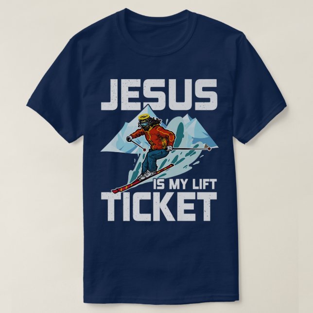 Camiseta Jesús Es Mi Juguete Para Nieve De Nieve A Nieve A  (Diseño del anverso)