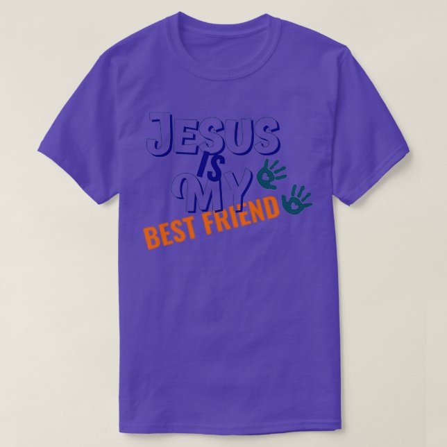 Camiseta Jesús es mi mejor amigo (Diseño del anverso)