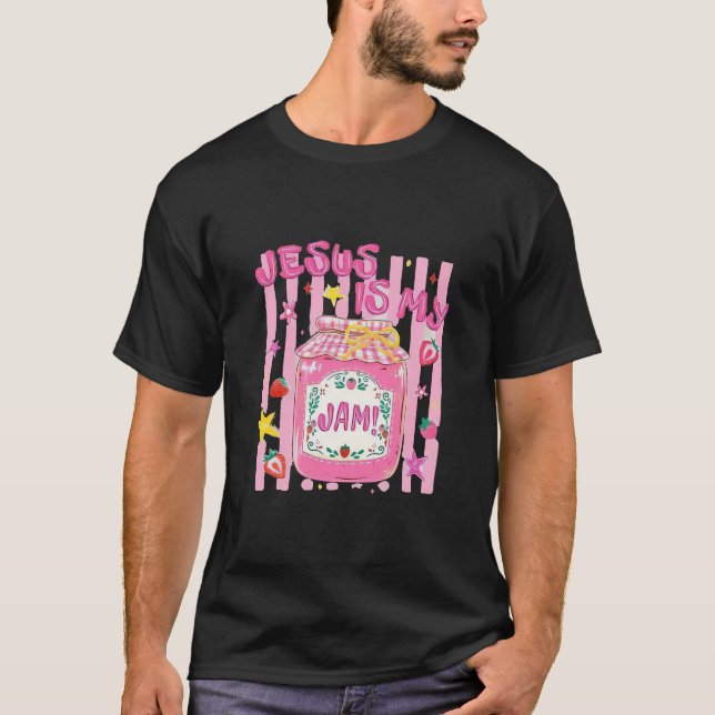 Camiseta Jesús es mi mermelada de fresa (Anverso)