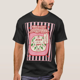 Camiseta Jesús es mi mermelada Niñas fresas cristianas lind