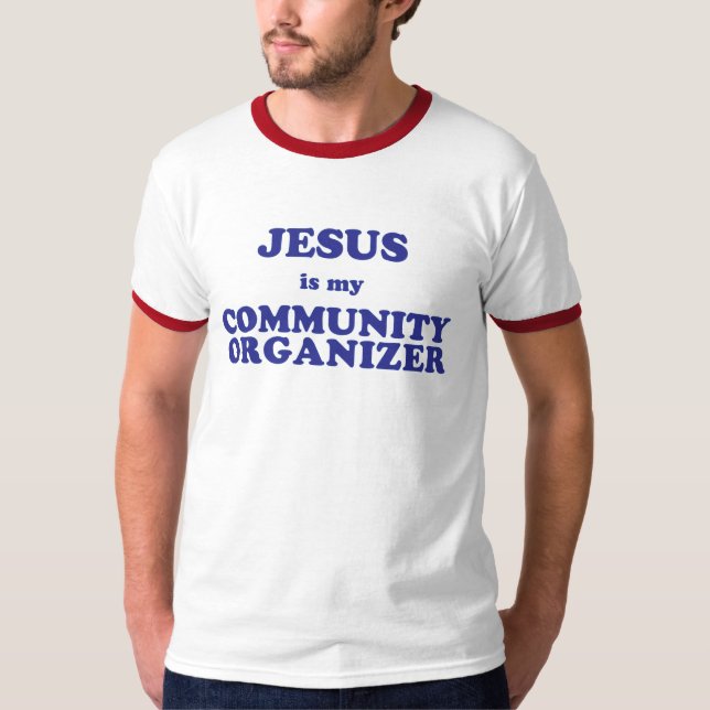 Camiseta Jesús es mi organizador de la comunidad (Anverso)