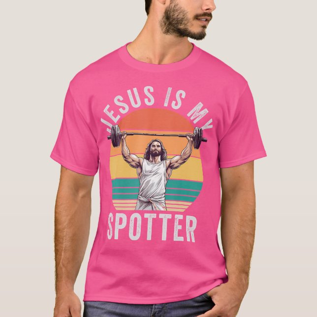 Camiseta Jesús Es Mi Patrocinador Gracioso Cristiano. (Anverso)