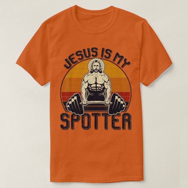 Camiseta Jesús Es Mi Patrocinador Gracioso Cristiano. (Diseño del anverso)