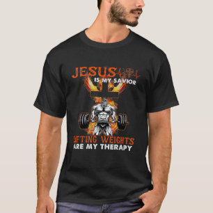 Camiseta Jesús Es Mi Pesca De Levantamiento De Salvador Es 