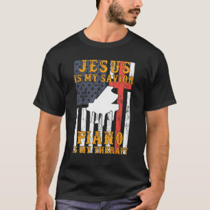 Camiseta Jesús Es Mi Piano Salvador Es Mi Terapia Hoodie La