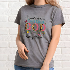 Camiseta Jesús es mi plan de Dios de confianza en la roca
