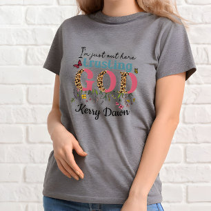 Camiseta Jesús es mi plan de Dios de confianza en la roca