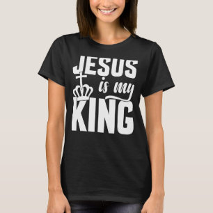 Camiseta Jesús Es Mi Rey Cristiano