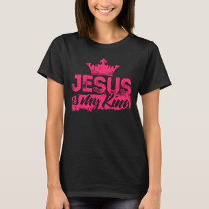 Camiseta Jesús Es Mi Rey Cristiano Cristiano Cita Hombres