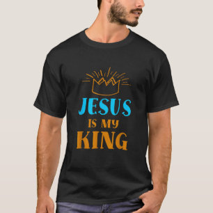 Camiseta Jesús es mi Rey Hijo de Dios Jesucristo