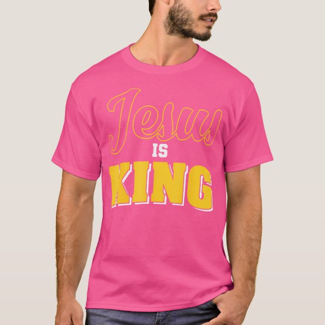 Camiseta Jesús Es Mi Rey Los Niños Cristianos Un Amor Poder (Anverso)