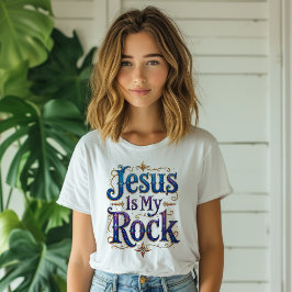 Camiseta Jesús es mi rock