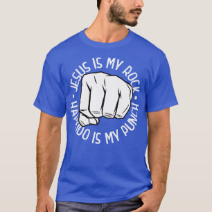 Camiseta Jesús es mi rock El Hapkido es mi puntito