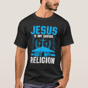 Camiseta Jesús es mi salvador creyente cristiano