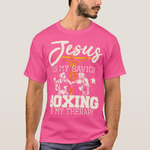 Camiseta Jesús Es Mi Salvador De Boxeo Es Mi