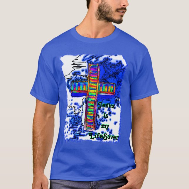 Camiseta Jesús es mi salvador de la vida (Anverso)