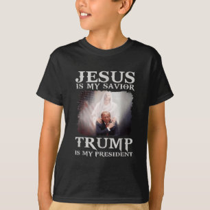 Camiseta Jesús Es Mi Salvador Trump Es Mi Presidente