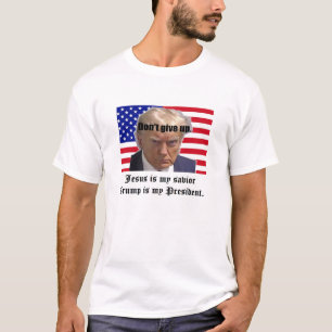 Camiseta Jesús es mi salvador Trump es mi presidente