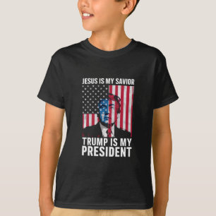 Camiseta Jesús Es Mi Salvador Trump Es Mi Presidente 2024