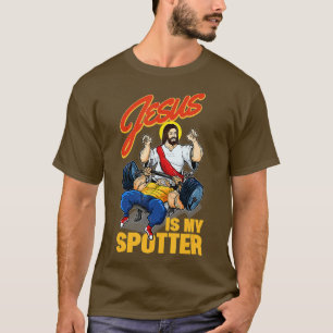 Camiseta Jesús es mi spotter Jesús, la construcción del cue