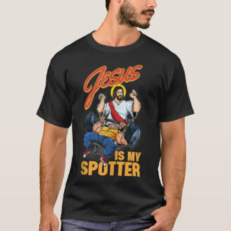 Camiseta Jesús es mi spotter Jesús, la construcción del cue