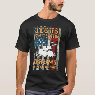Camiseta Jesús Es Mi Tambor Salvador Es Mi Tambor Terapéuti
