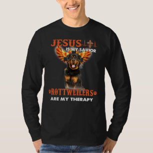 Camiseta Jesús Es Mi Terapia Los Rottweilers Salvadores