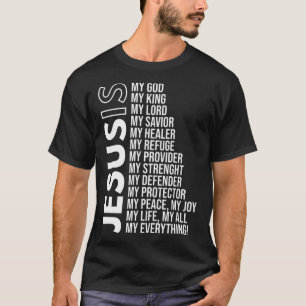 Camiseta Jesús es mi todo Jesús camiseta. ¿Eres una fiesta?