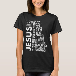 Camiseta Jesús es mi todo Jesús camiseta. ¿Eres una fiesta?