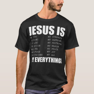 Camiseta Jesús es mi todo Jesús camiseta. ¿Eres una fiesta?