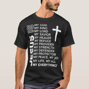 Camiseta Jesús es mi todo Jesús camiseta. ¿Eres una fiesta?