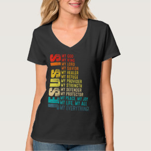 Camiseta Jesús Es Mi Todo Mi Dios Mi Señor Mi Señor