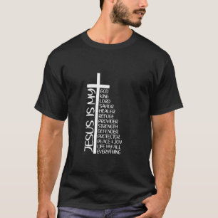 Camiseta Jesús Es Mis Citas Santa Cruz Dios Fe Jesús