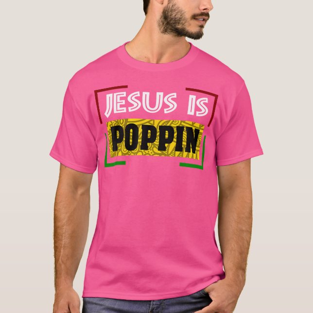 Camiseta Jesús Es Poppin (Anverso)