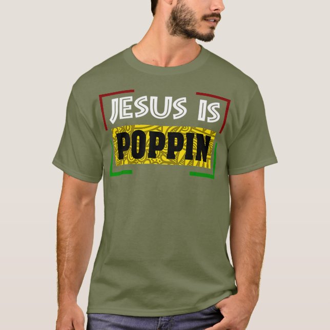 Camiseta Jesús es Poppin (Anverso)
