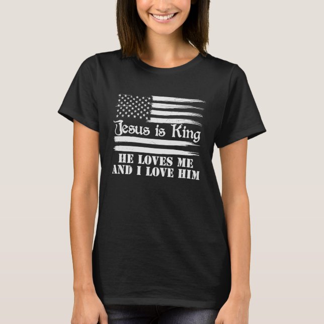 Camiseta Jesús es Rey (Anverso)