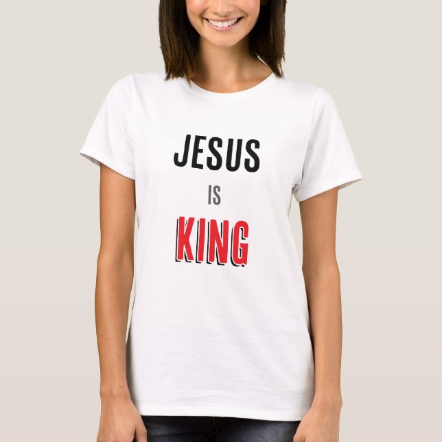 Camiseta Jesús es Rey (Anverso)