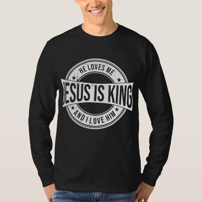 Camiseta Jesús es Rey (Anverso)