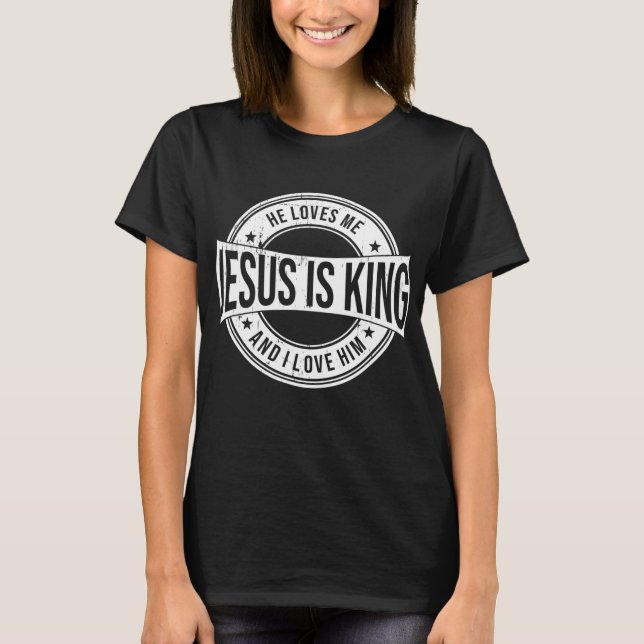 Camiseta Jesús es Rey (Anverso)