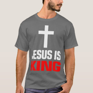 CAMISETA JESUS ES REY CHRISTIAN EVANGELISM WITNESS WOMES