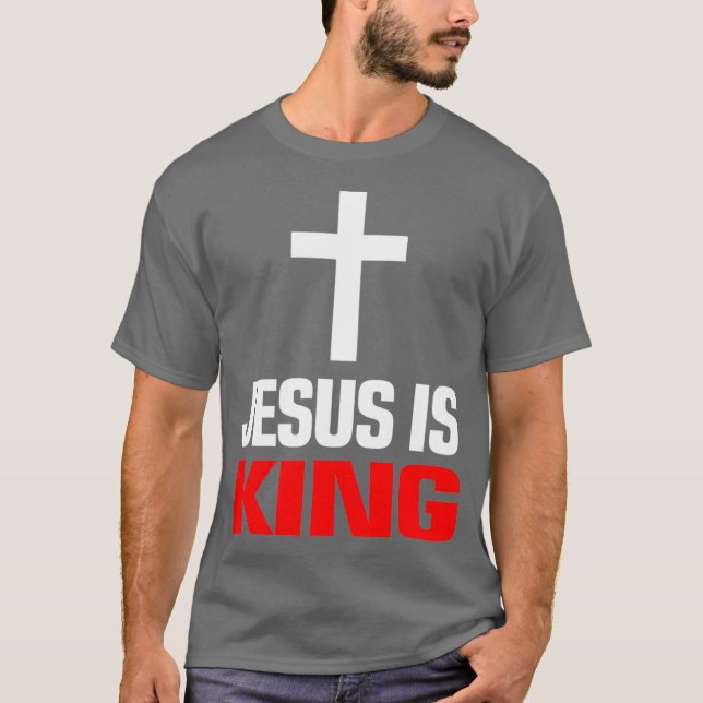 CAMISETA JESUS ES REY CHRISTIAN EVANGELISM WITNESS WOMES (Anverso)