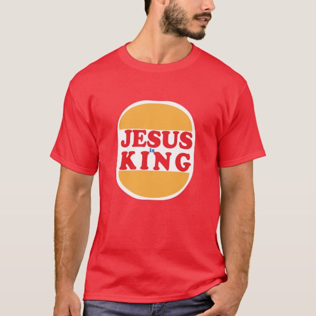 Camiseta Jesús es Rey - Cristiano (Anverso)