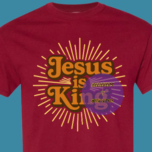 Camiseta Jesús es Rey - Cristiano