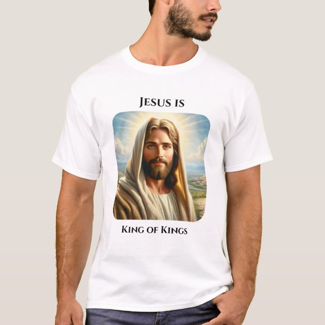 Camiseta Jesús es Rey de Reyes (Anverso)